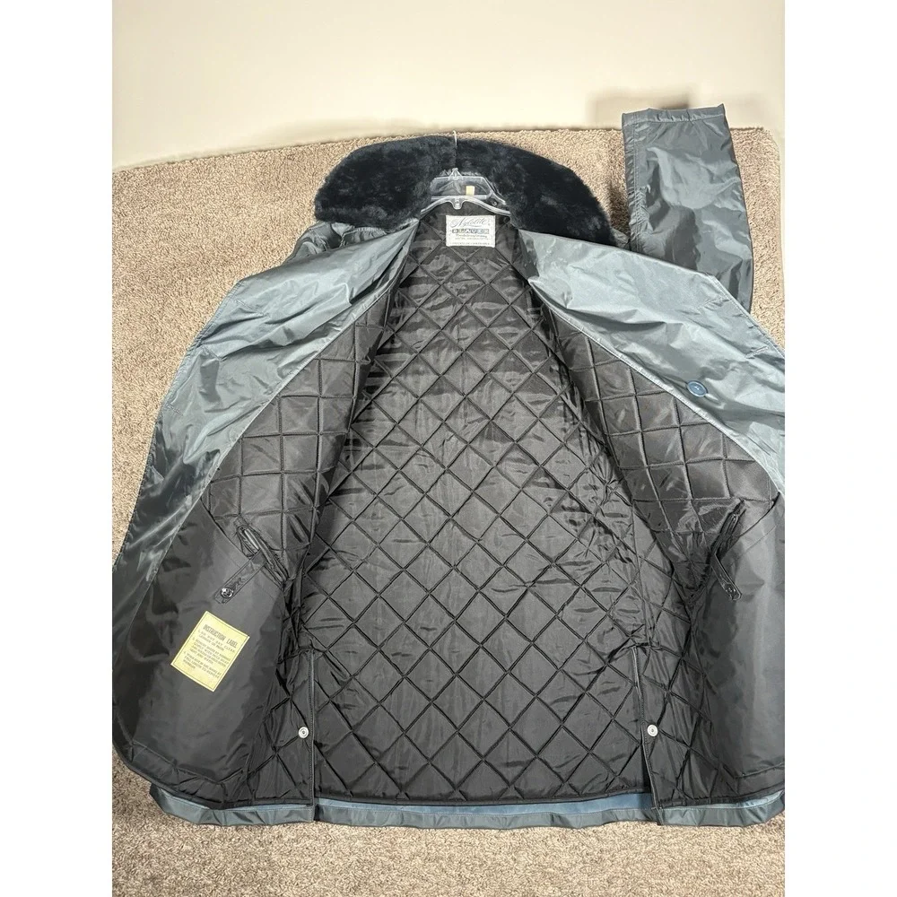 Vintage Blauer‎ Nylolite Jacket Security Police Guardsman 44L Green Gray